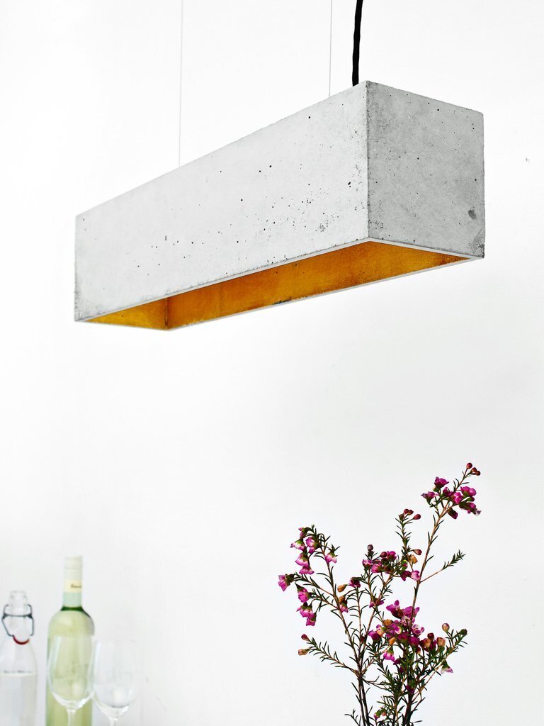 GantLights B4 Pendelleuchte Rechteckig-Gold