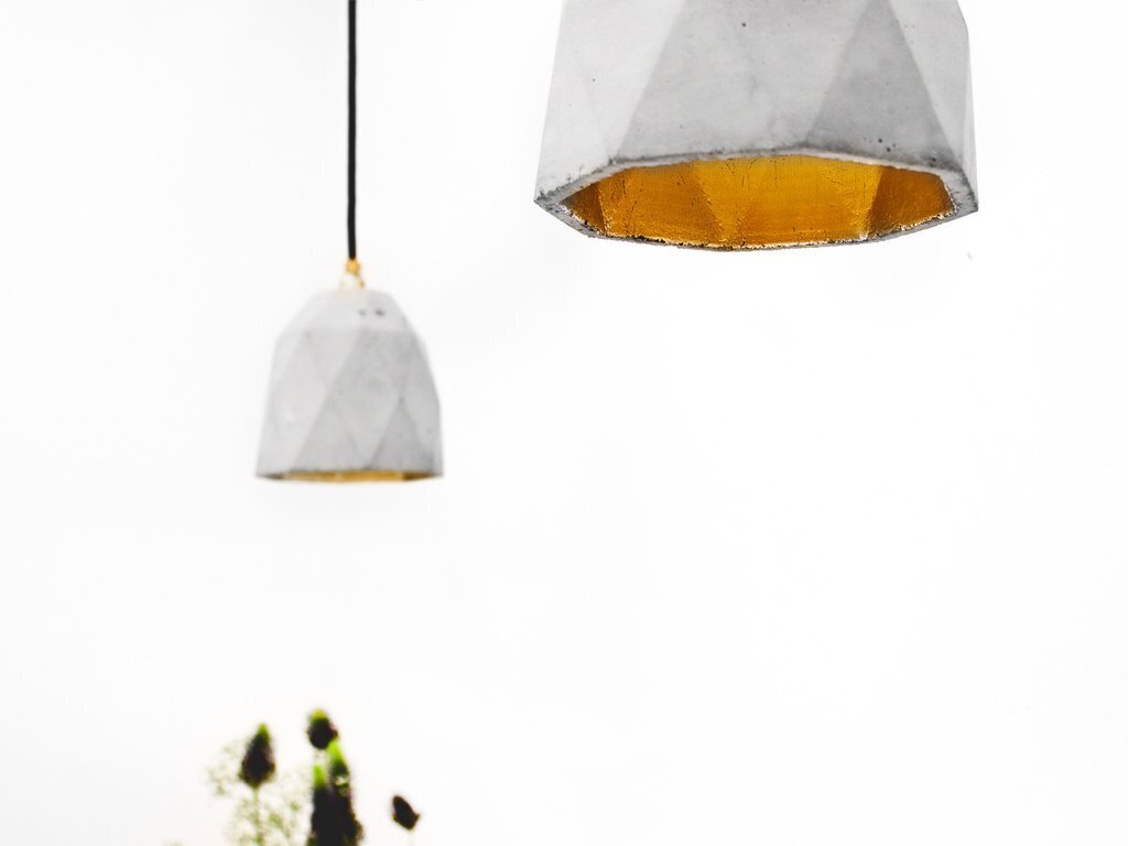 GantLights T1 Hängelampe Trianguliert-Gold