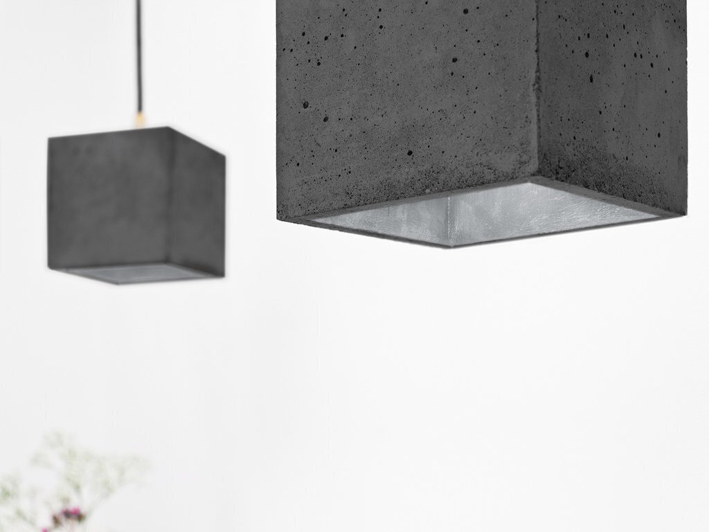 GantLights B1 Dark Hängelampe Quadratisch-Silber