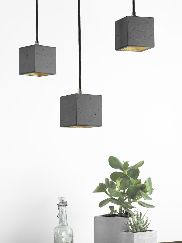 GantLights B6 Dark Hängelampe Quadratisch Klein