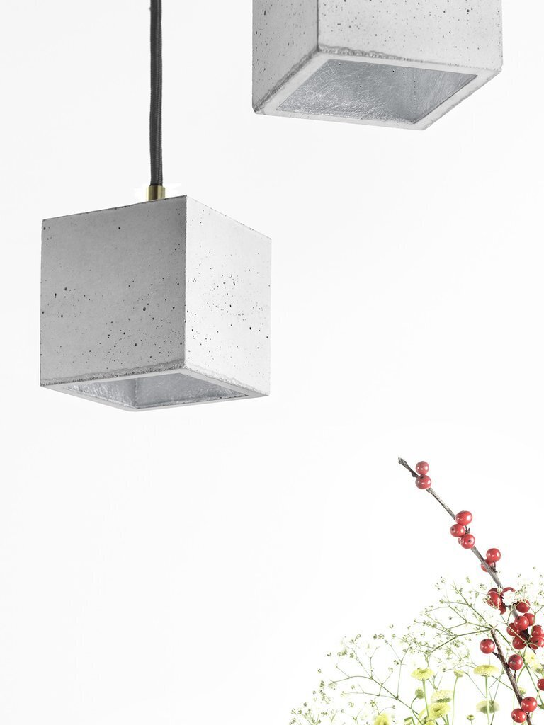 GantLights B6 Hängelampe Quadratisch Klein-silber