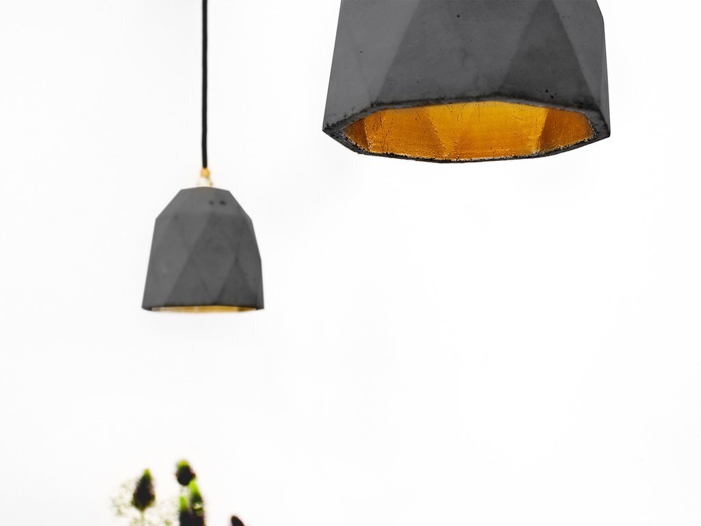 GantLights T1 Dark Hängelampe Trianguliert - Gold