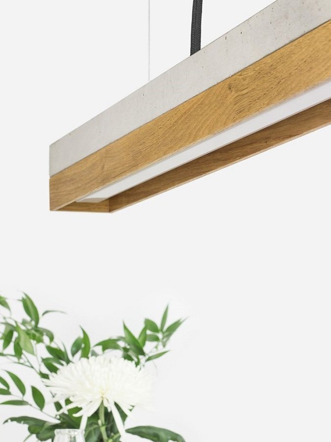 Gantlights C2 Oak Pendelleuchte Eichenholz Klein