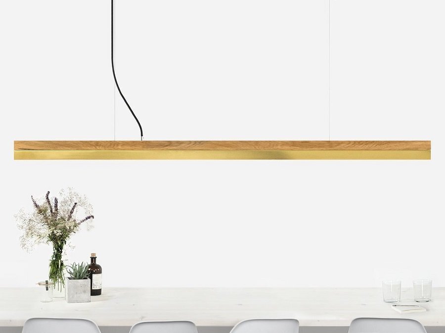 Gantlights C3O Brass Pendelleuchte Messing Lang