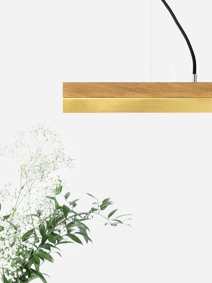 Gantlights C3O Brass Pendelleuchte Messing Lang
