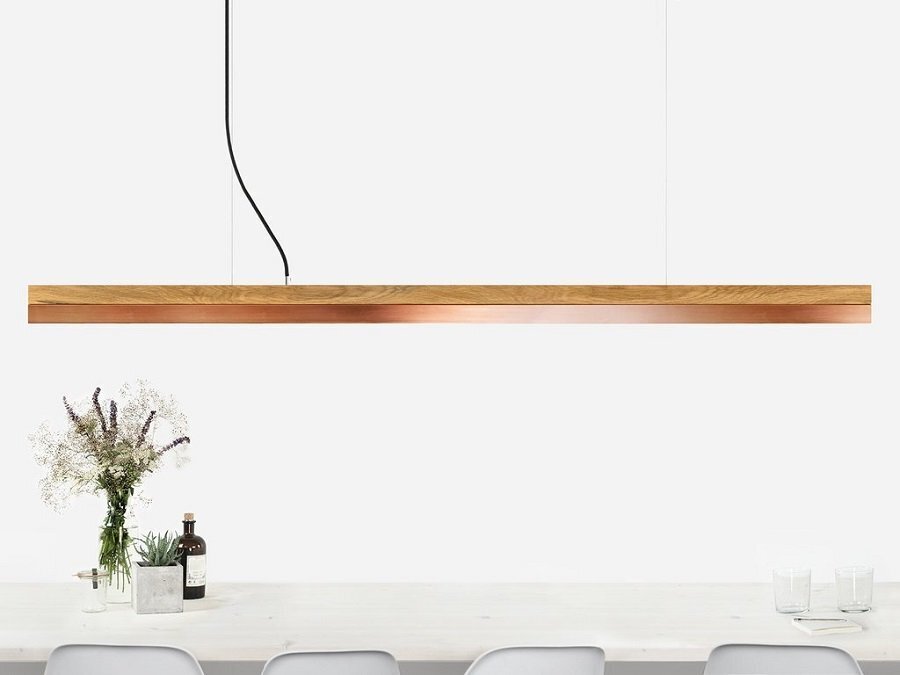 Gantlights C3O Copper Pendelleuchte Kupfer Lang