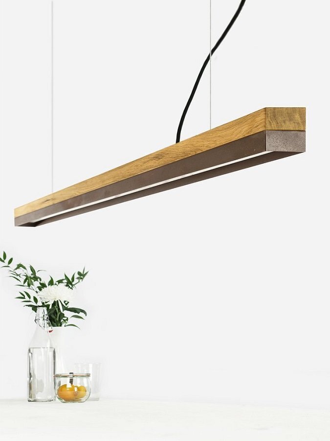 Gantlights C3O Corten Pendelleuchte Corten Stahl Lang