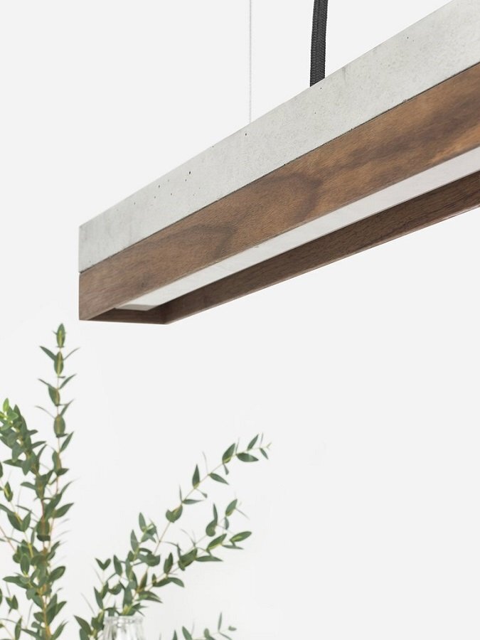 Gantlights C2 Nut Pendelleuchte Nussbaum Klein