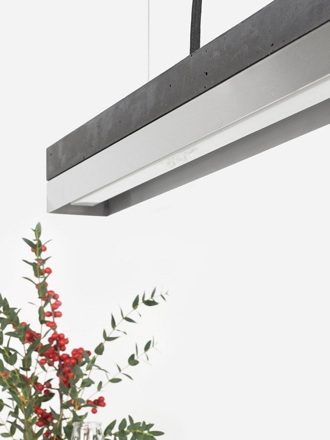 Gantlights C2 Dark/Stainless Steel Pendelleuchte Edelstahl