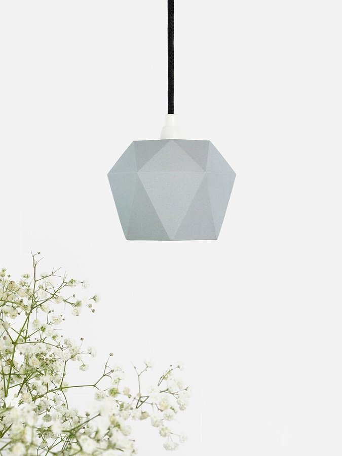 Gantlights K1 Grau Hängelampe Trianguliert