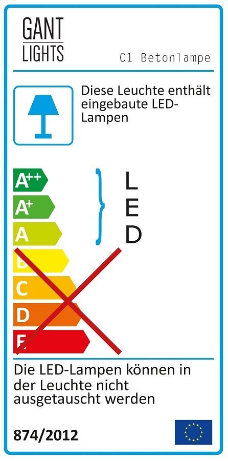 Gantlights C3 Leuchten Konfigurator 182cm
