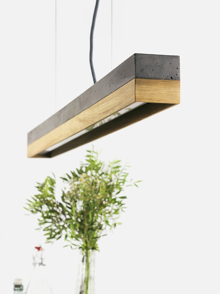 GantLights C1 Dark/Oak Pendelleuchte Eiche
