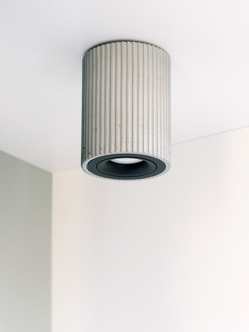 Gantlights S2 - Deckenspot: Betongrau