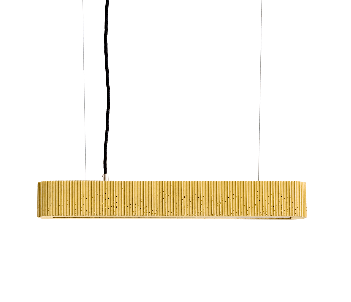 Gantlights S4 Pendelleuchte: Sand Gelb
