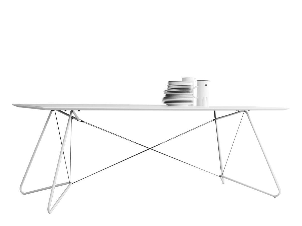 OK Design On A String Tisch - Laminat weiß