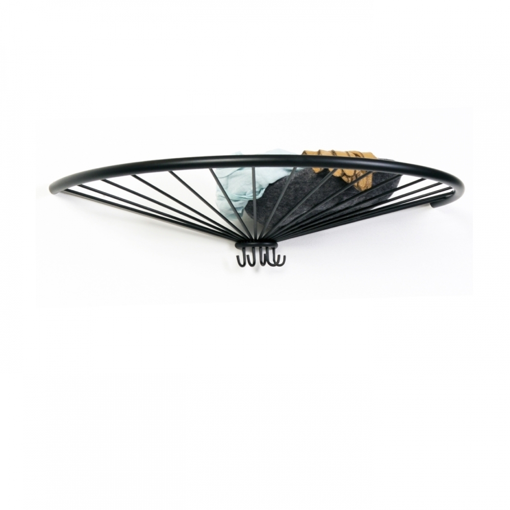 OK Design Pinna Hat Shelf-Black