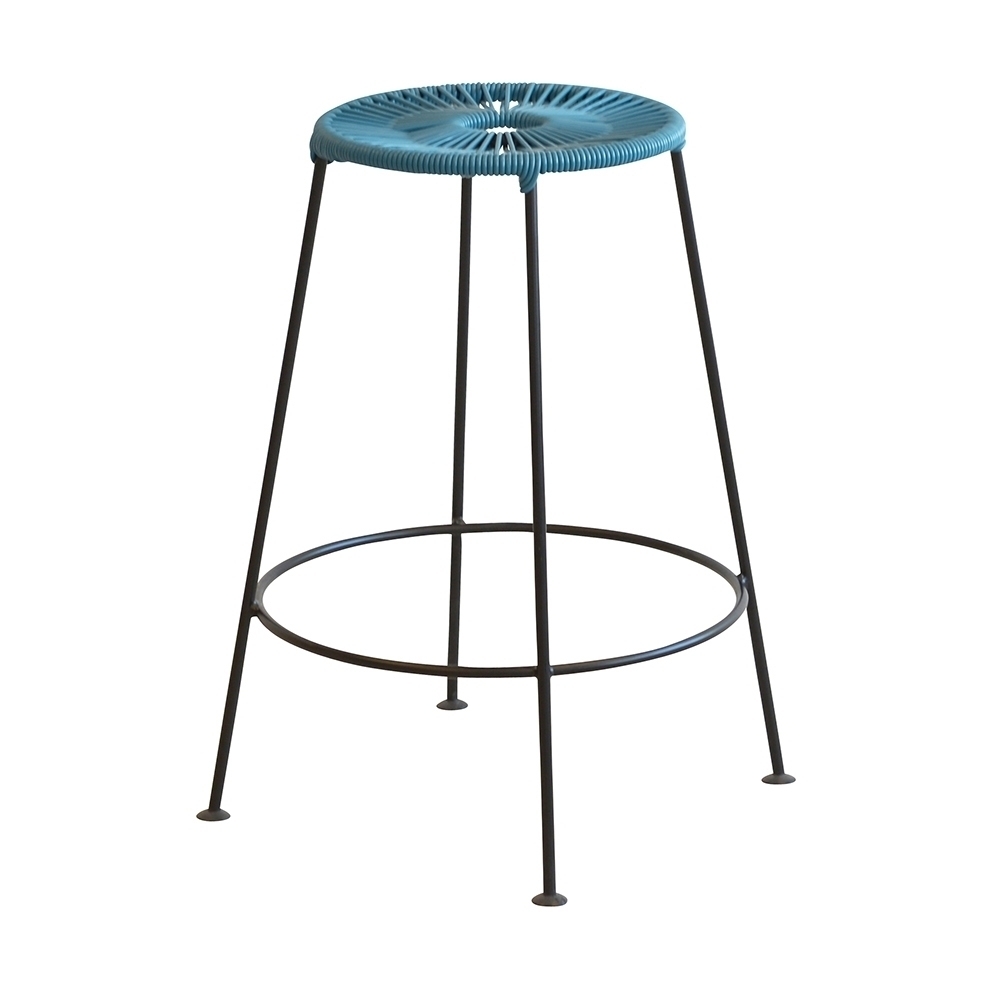 OK Design Acapulco Bar Stool-medium petroleum