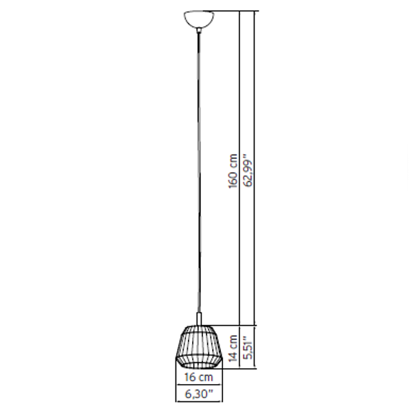 Modoluce Loto small-tri Pendelleuchte