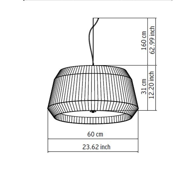 Modoluce Loto T5 D60 Pendelleuchte