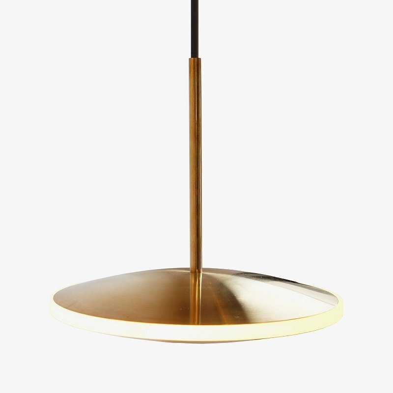 Graypants Dish10h Pendant Brass