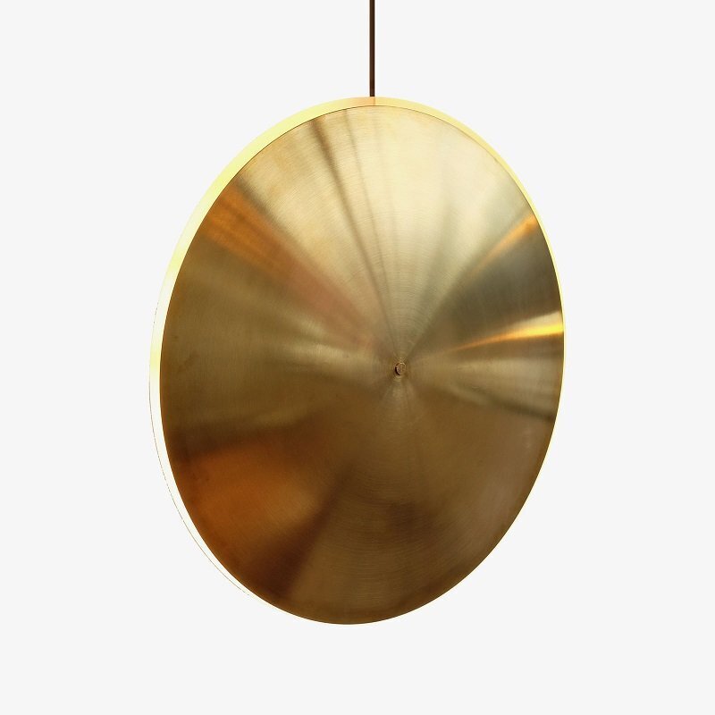 Graypants Dish17v Pendant Brass
