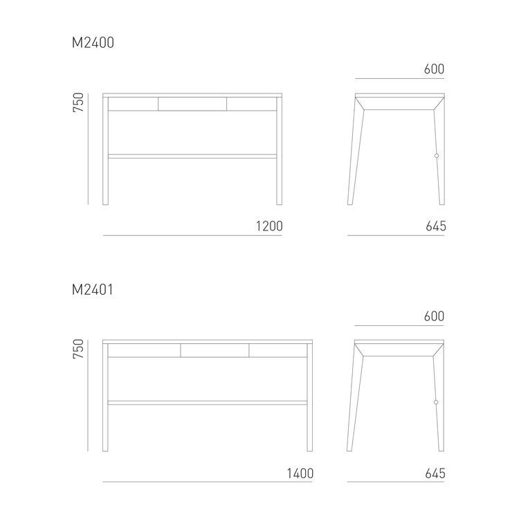 Mint Desk With Drawer