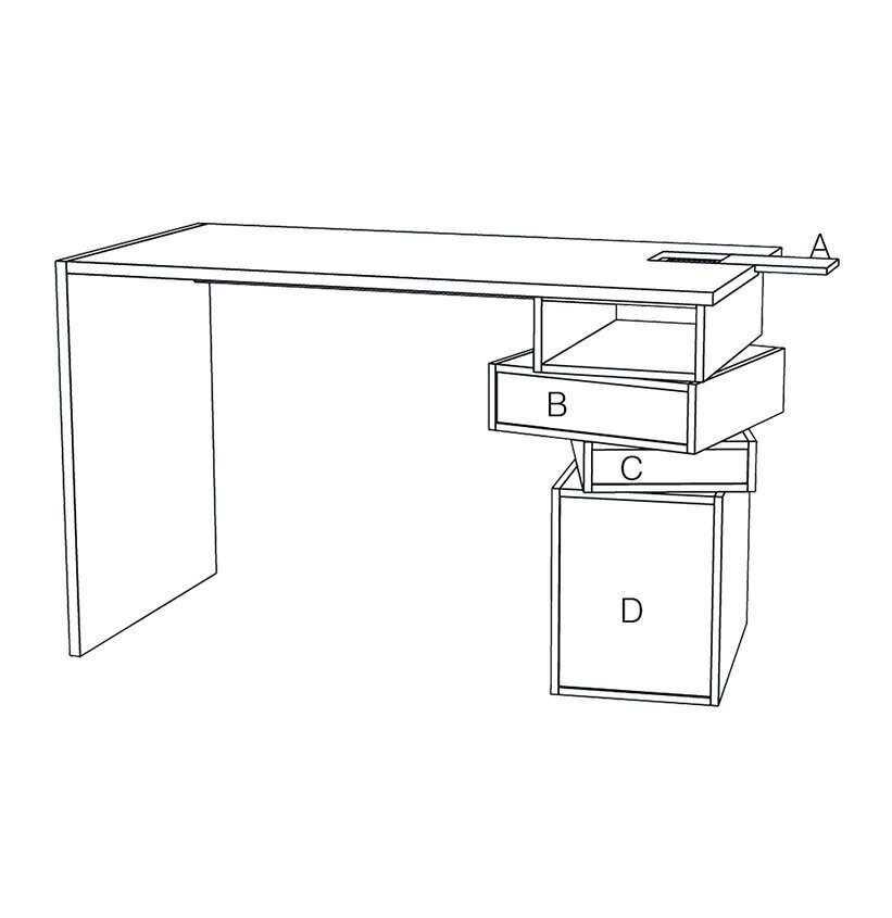 Drugeot Bureau Empil