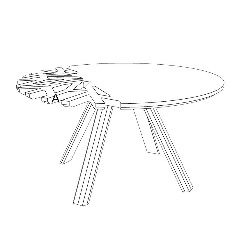 Drugeot Table Basse Canopée