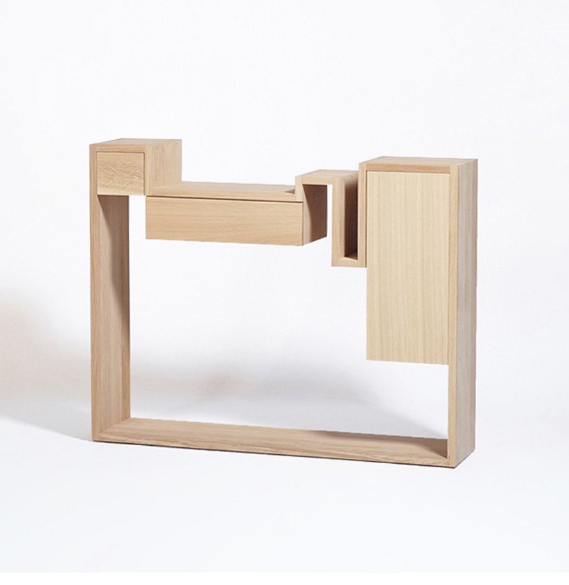Drugeot Console Glycine Avec Rangements