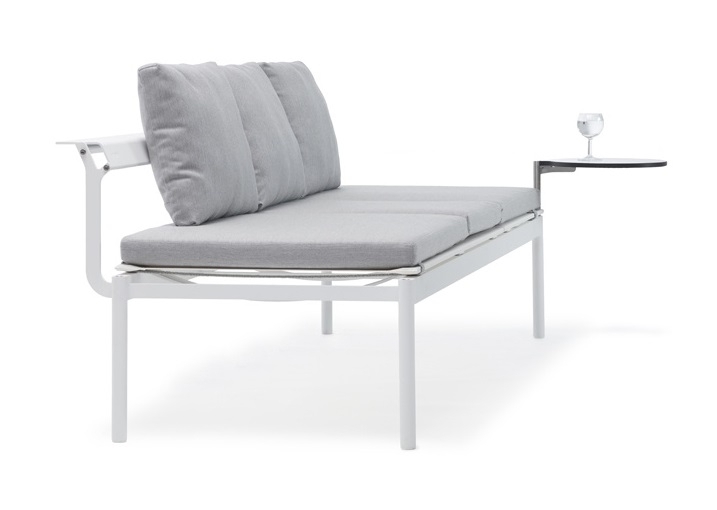 Extremis Sol+Luna Australis Outdoor Lounge Bed With Backrest