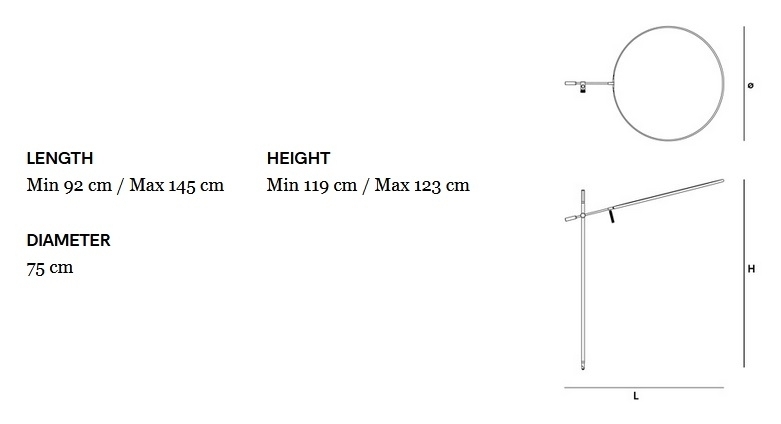 Extremis Extremis Sol+Luna outdoor sun shade