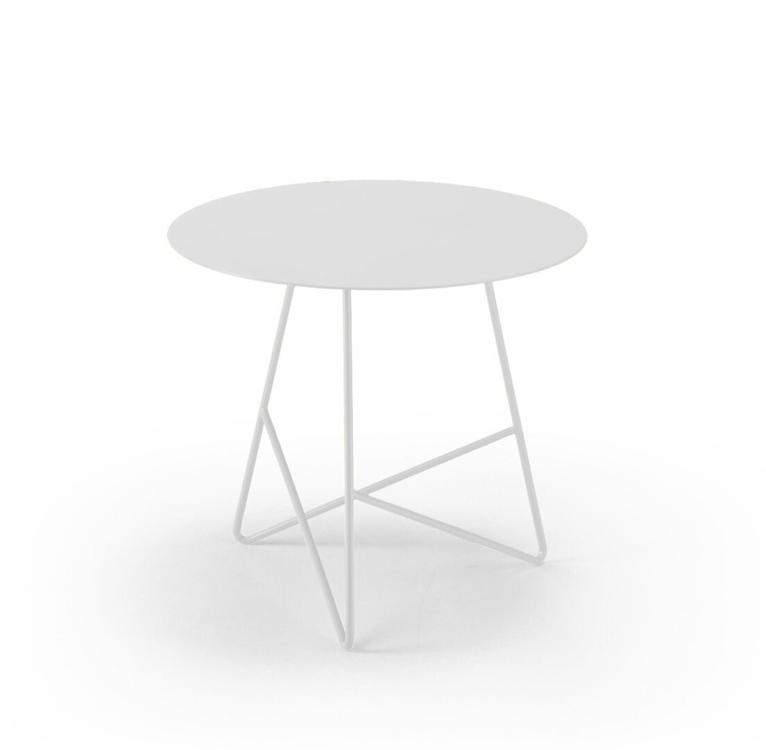 MemeDesign Ermione Metall - Couchtisch - Ø 50 x H 44 cm - Bianco