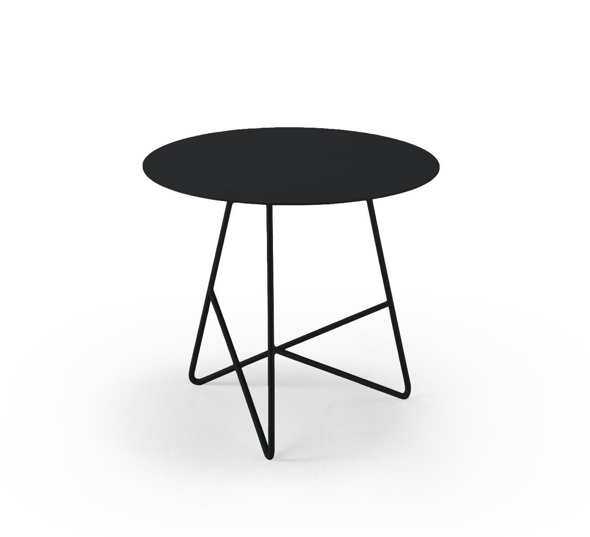 MemeDesign Ermione Metall - Couchtisch - Ø 50 x H 44 cm - Nero