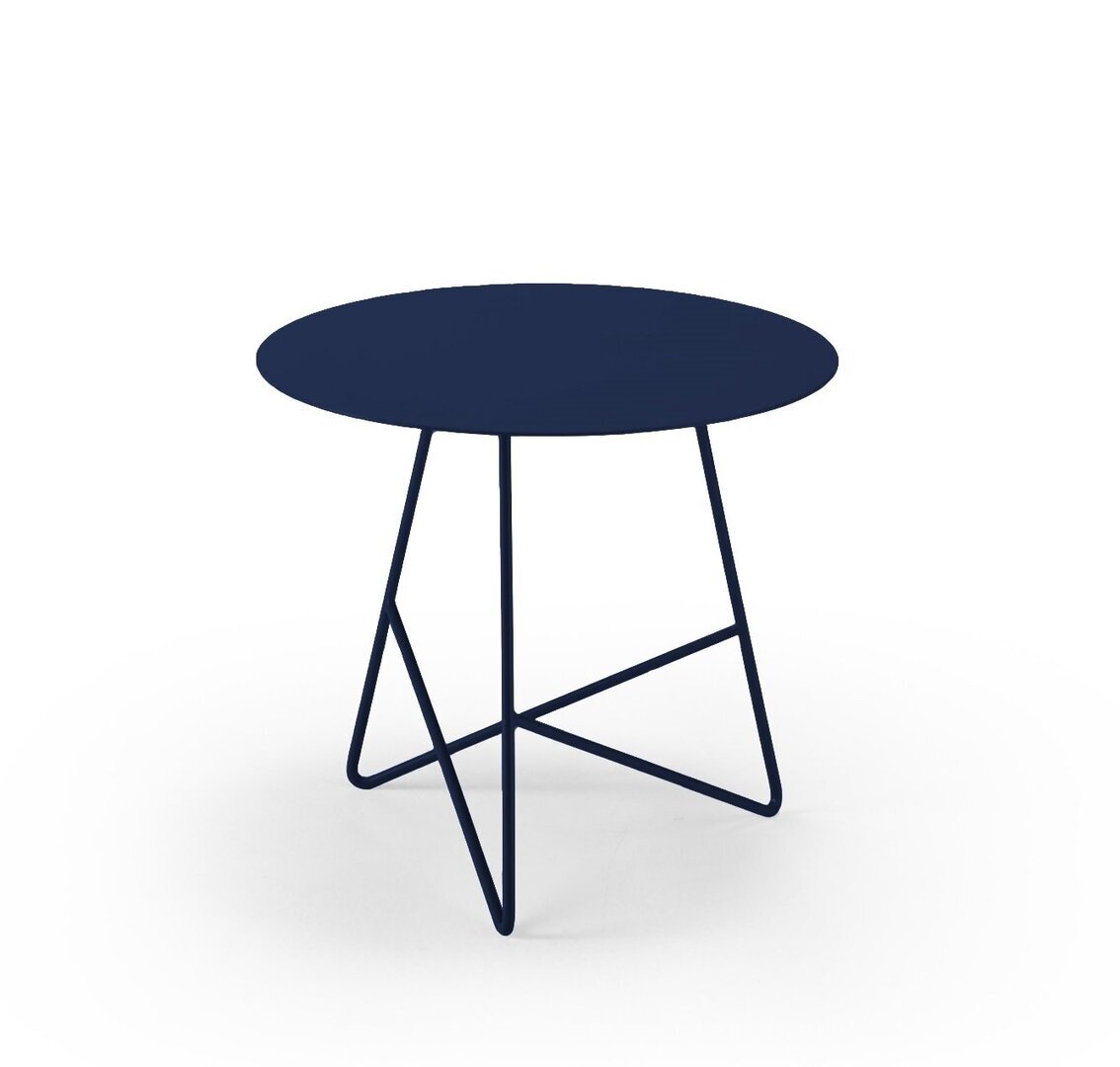 MemeDesign Ermione Metall - Couchtisch - Ø 50 x H 44 cm - Blu Navy