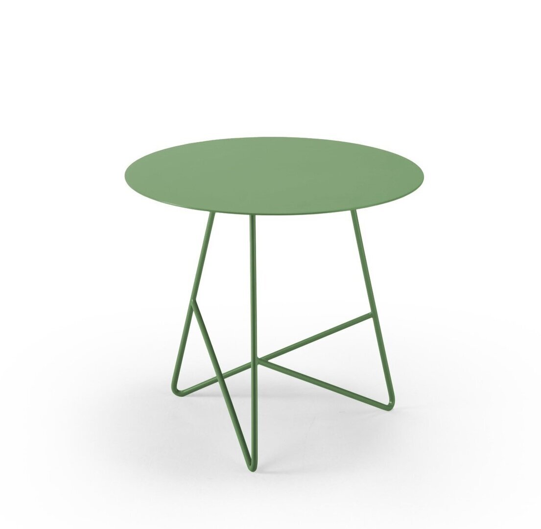 MemeDesign Ermione Metall - Couchtisch - Ø 50 x H 44 cm - Oliva