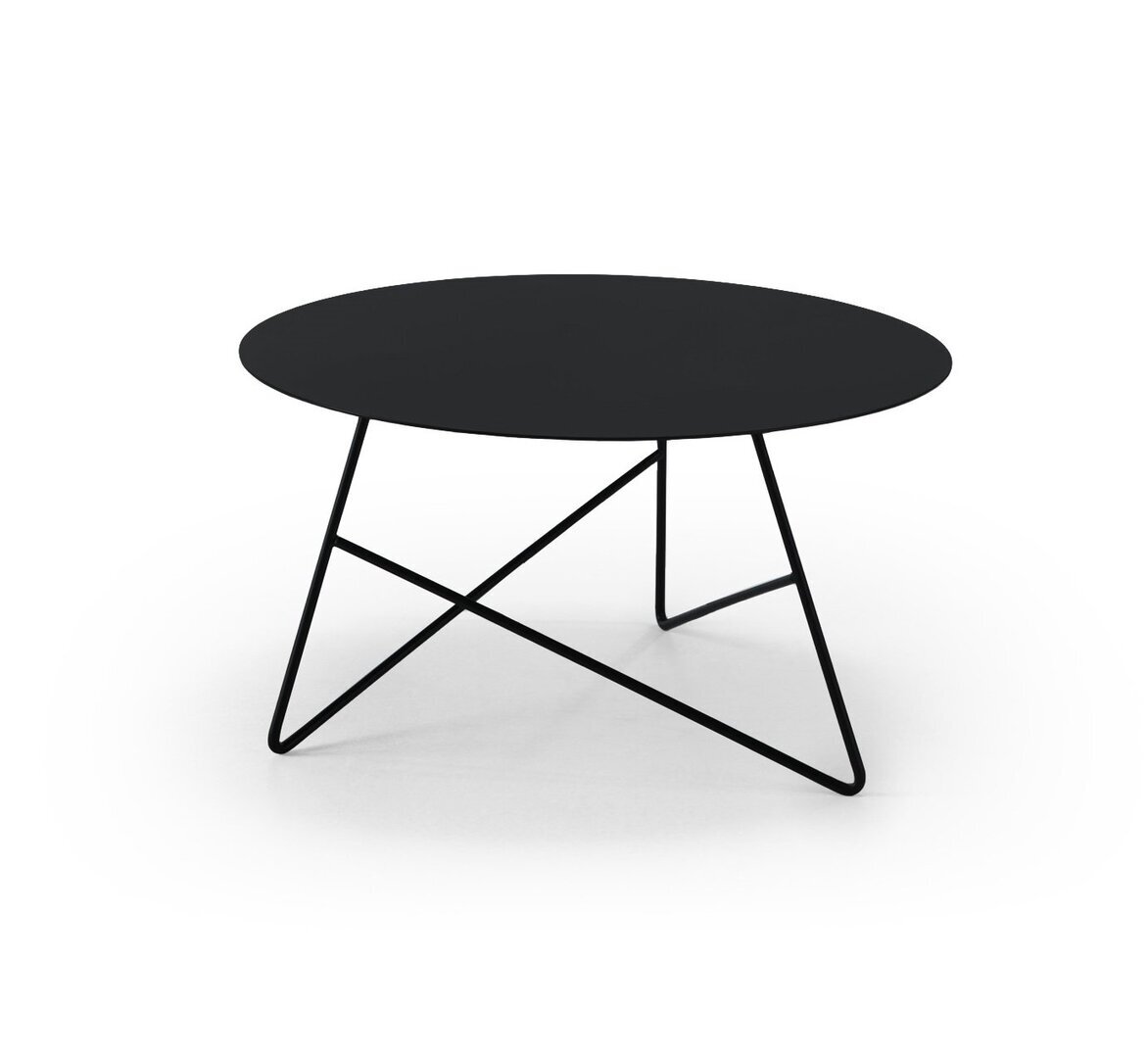 MemeDesign Ermione Metall - Couchtisch - Ø 65 x H 35 cm - Nero