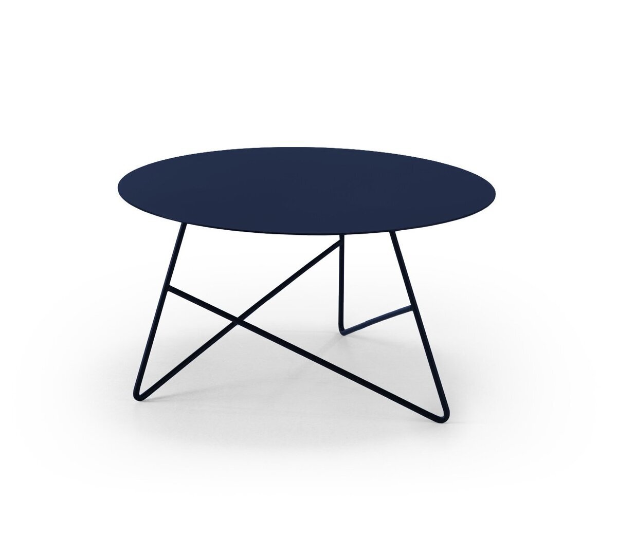 MemeDesign Ermione Metall - Couchtisch - Ø 65 x H 35 cm - Blu Navy