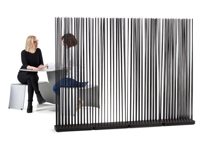 Extremis Sticks Paravent 60cm - Schwarz