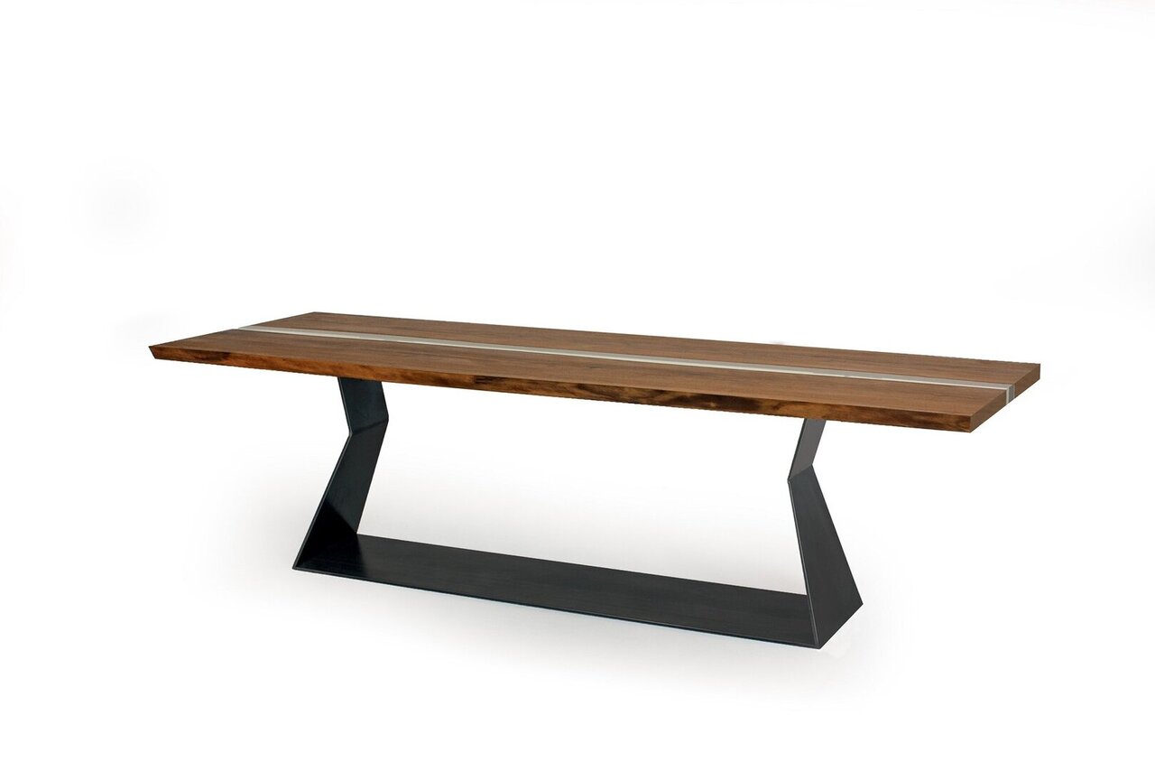 Riva1920 BEDROCK PLANK C - Esstisch - Nussbaum