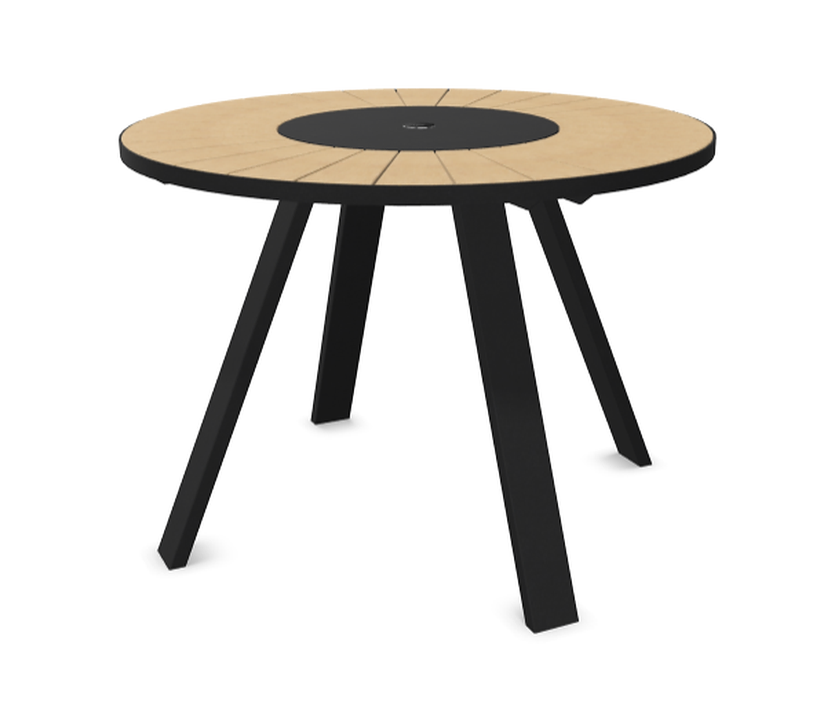 Extremis - Pantagruel Stehtisch - Iroko  - Black