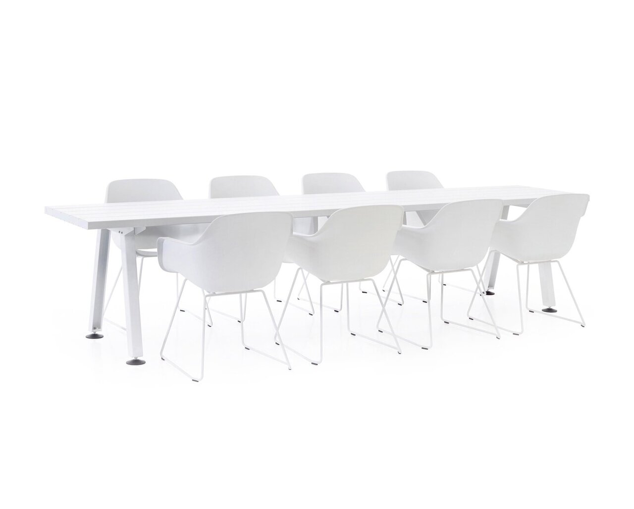 Extremis Marina - 2 Beine - Tisch - Papyrus White