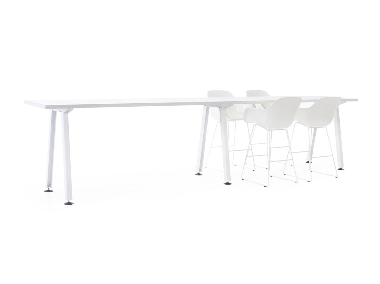 Extremis Marina - 2 Beine - Hochtisch - Papyrus White