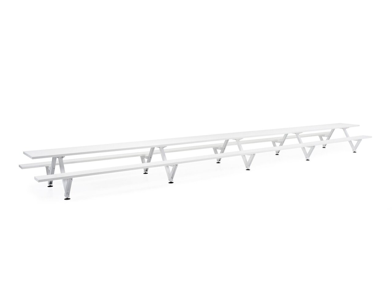 Extremis Marina Picnic - 2 Beine - Sitzbank - Papyrus White