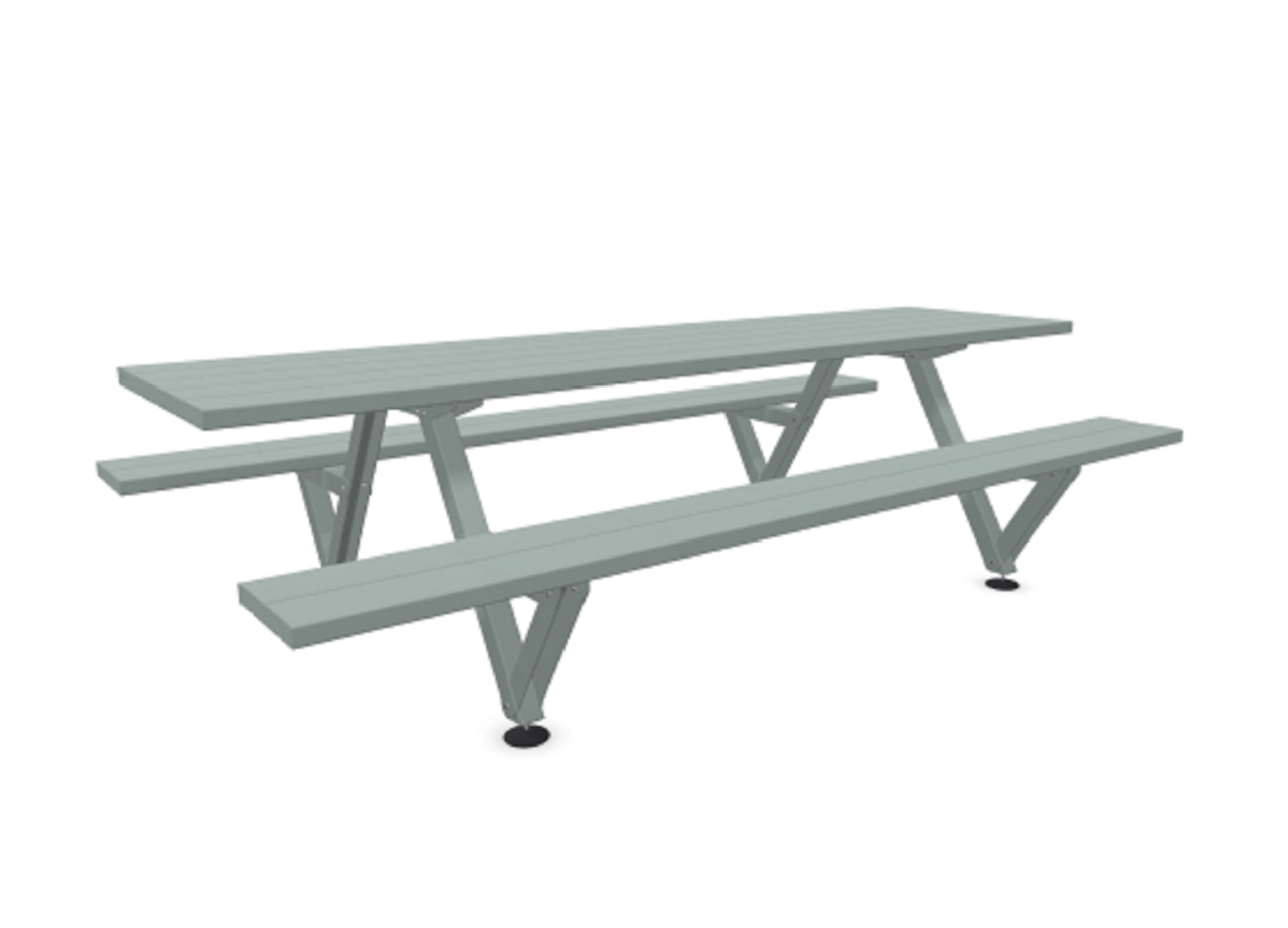Extremis Marina Picnic - 2 Beine - Sitzbank -  Verdigris
