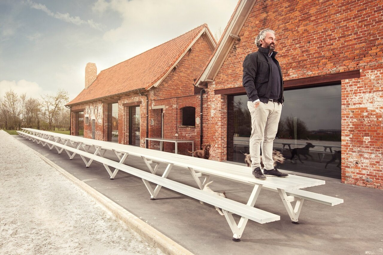 Extremis Marina Picnic - 2 Beine - Sitzbank