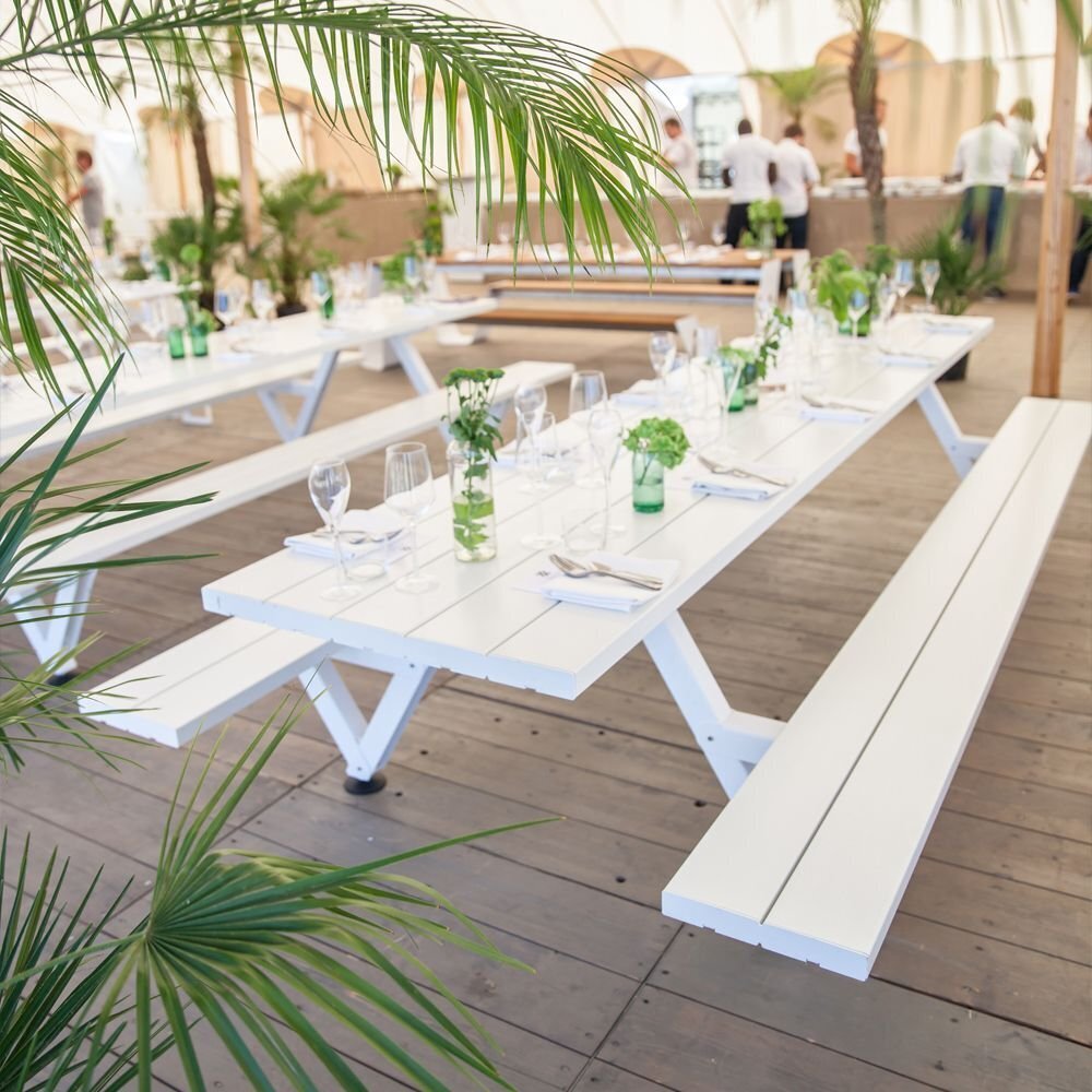 Extremis Marina Picnic - 2 Beine - Sitzbank