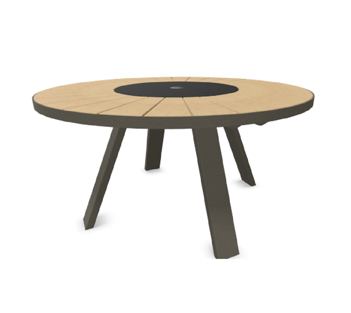 Extremis Pantagruel - runder Tisch - Iroko - Earth