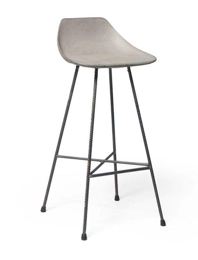 Lyon Beton Hauteville Bar Chair