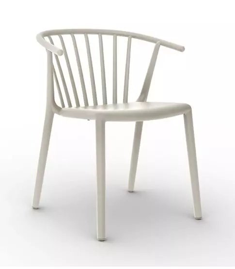 Resol Woody - Gartenstuhl: Ivory