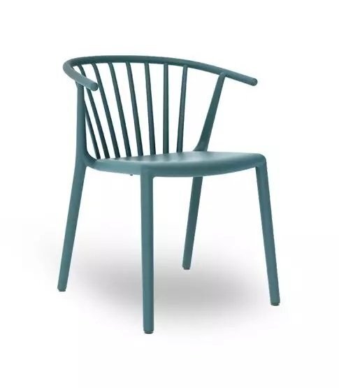 Resol Woody - Gartenstuhl: Retro Blue